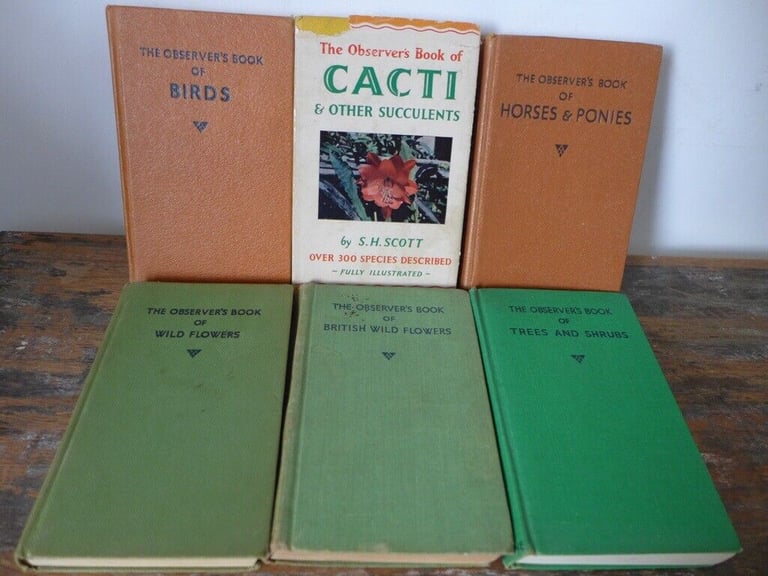 image for Collection of SIX Vintage OBSERVER’S BOOKS. See below for titles. Job lot.