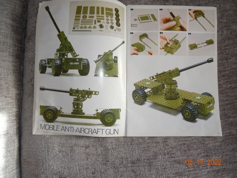 Meccano Army Multikit Models Vintage