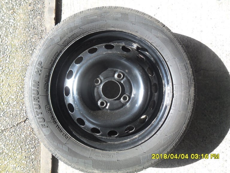 image for HONDA/ROVER SPARE STEEL WHEEL AND NEW TYRE
