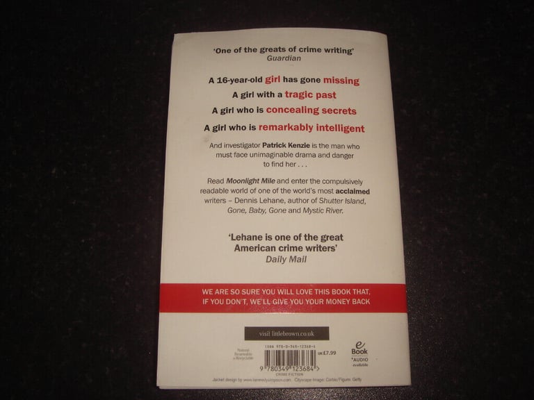 Dennis Lehane - Moonlight Mile - used paperback book, post or collection