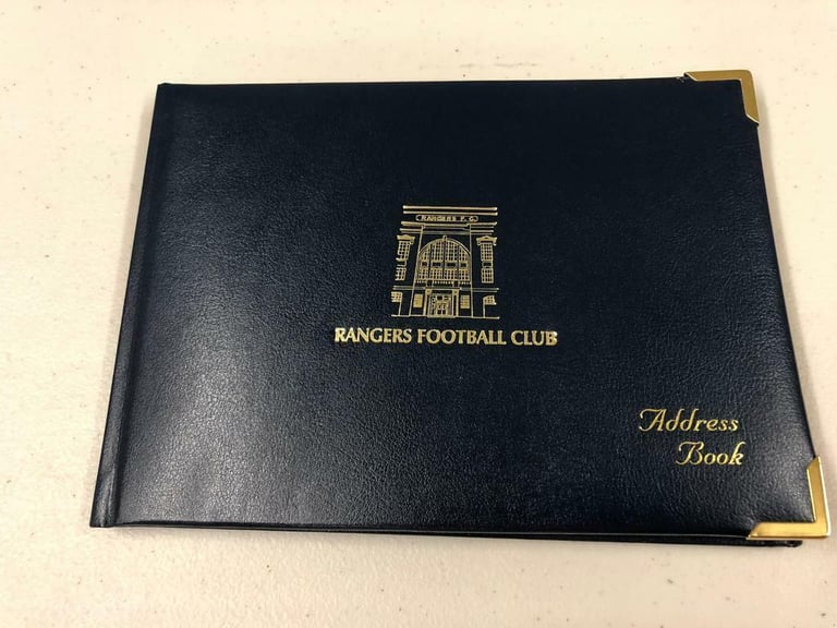 image for Rangers FC - A to Z Telephone Address book