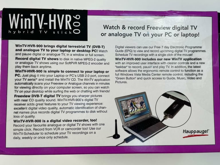 Brand New WinTV HVR 900