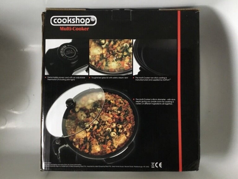 * NATIONWIDE DELIVERY AVAILABLE * COOK SHOP MULIT - COOKER  * BRAND NEW * 40CM WIDE & NON STICK