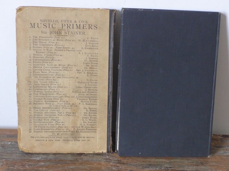 Two Vintage Books on Music Harmony: ‘Harmony’ and ‘Traditional Harmony’. £20 for the two.
