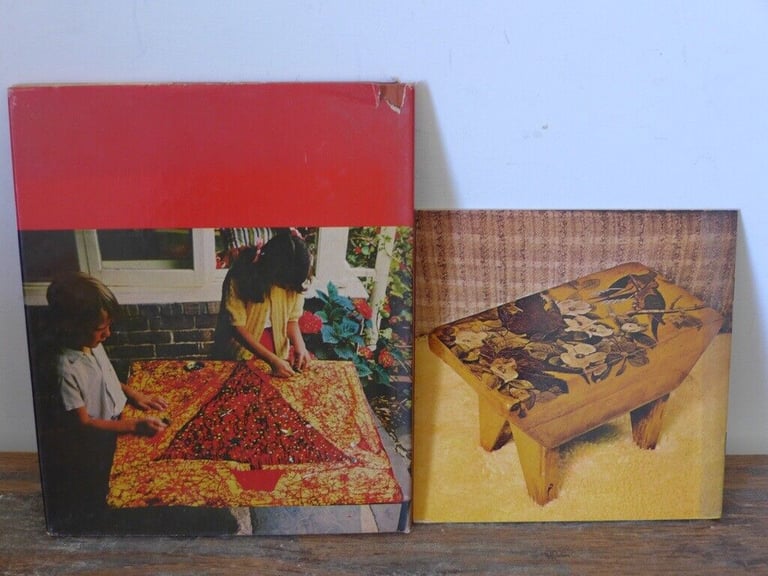 Two Collectable Vintage Craft Books: BATIK FOR BEGINNERS and DECOUPAGE. The two for £15.