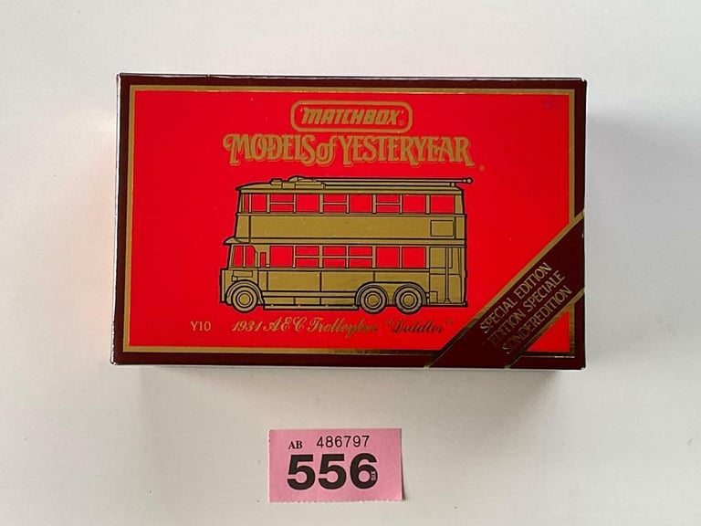 image for Matchbox Models of Yesteryear 1931 AEC trolleybus