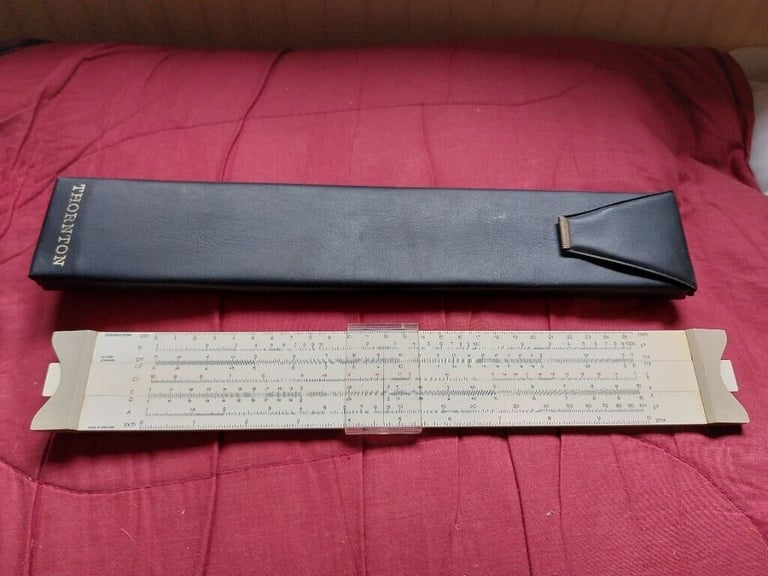 image for 1960s thornton slide rule 