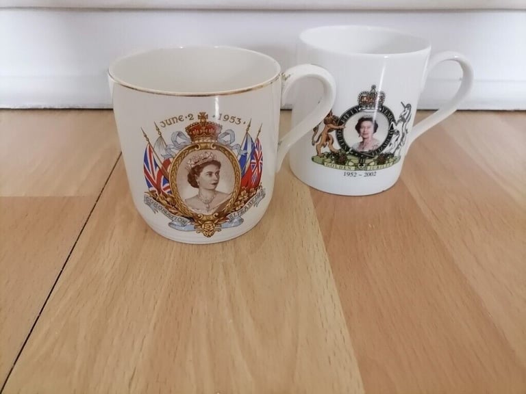 Royal Memorabilia Lot : 10 × Collectible E ll R 1953 - 2002 Commemorative Items 