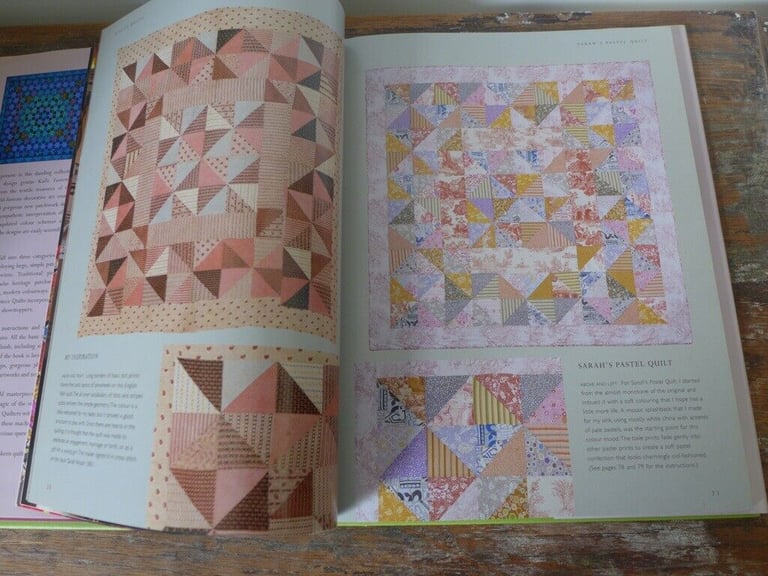 Collectable vintage hardback: KAFFE FASSETT'S V & A QUILTS. Illustrated.