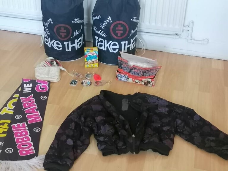 Rare Collectible TAKE THAT Official Merchandise Memorabilia Bundle ( Rare Items). 