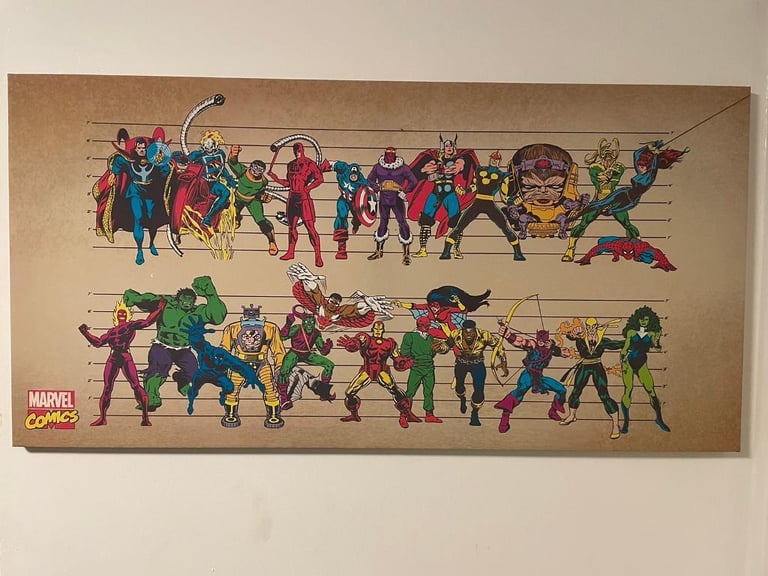 Marvel canvas picture