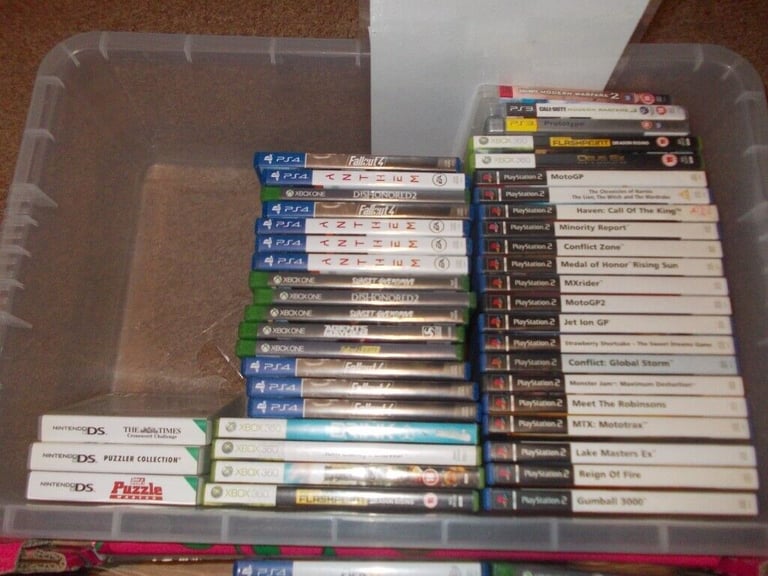 video games £1 each different titles in as of 8th may  2025 wii ds ps2 ps3 xbox 360