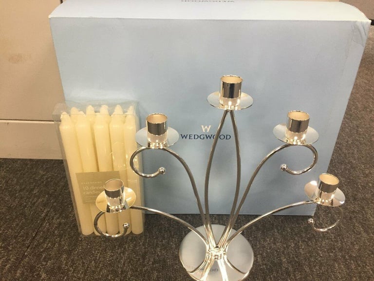 image for Wedgwood Candelabra & Candles