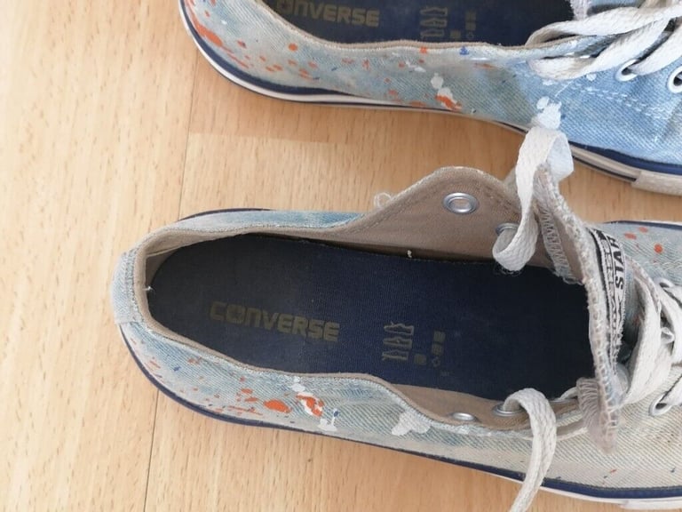 Vintage 90's CONVERSE ALL STAR Denim Canvas Pumps. Size : UK 5.5. EU 38 
