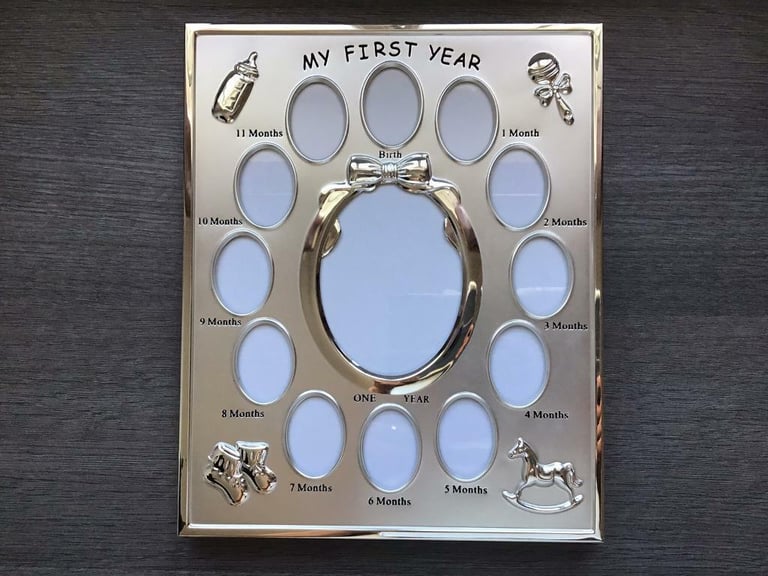 image for My first year baby photo frame