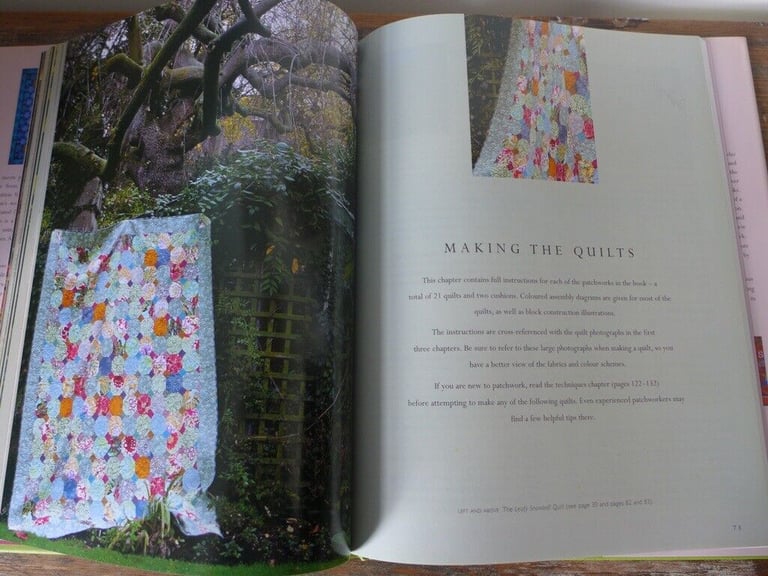 Collectable vintage hardback: KAFFE FASSETT'S V & A QUILTS. Illustrated.
