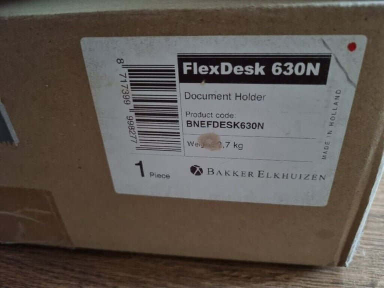 Bakker Elkhuizen FlexDesk 640 Document Holder