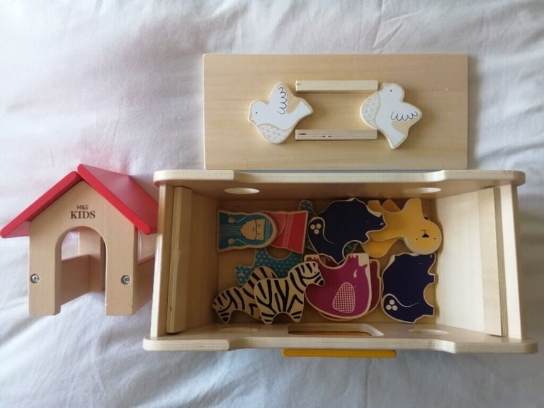 Deluxe Wooden Noah's Ark Toy (new) by Marks and Spencer