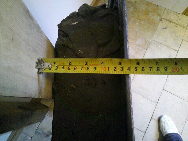 small tiled fire insert antique