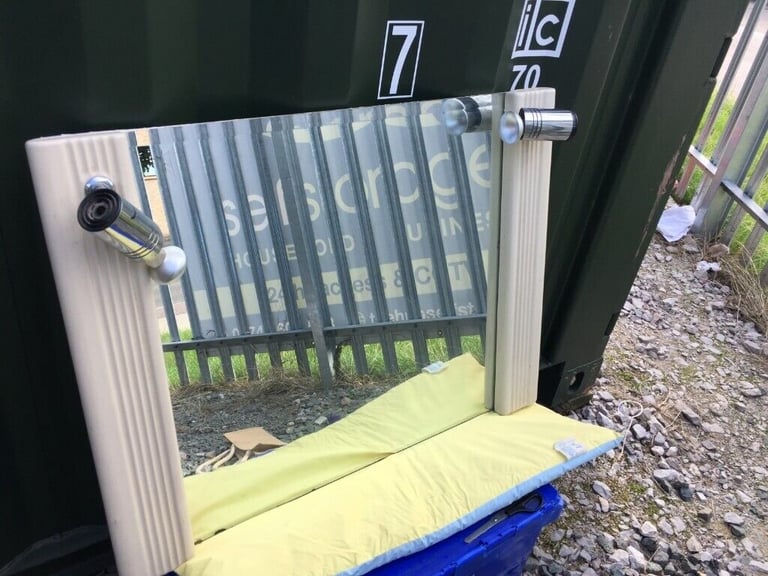 Vintage Very Heavy High Quality Rectangle Bathroom Mirror With Light Fitting