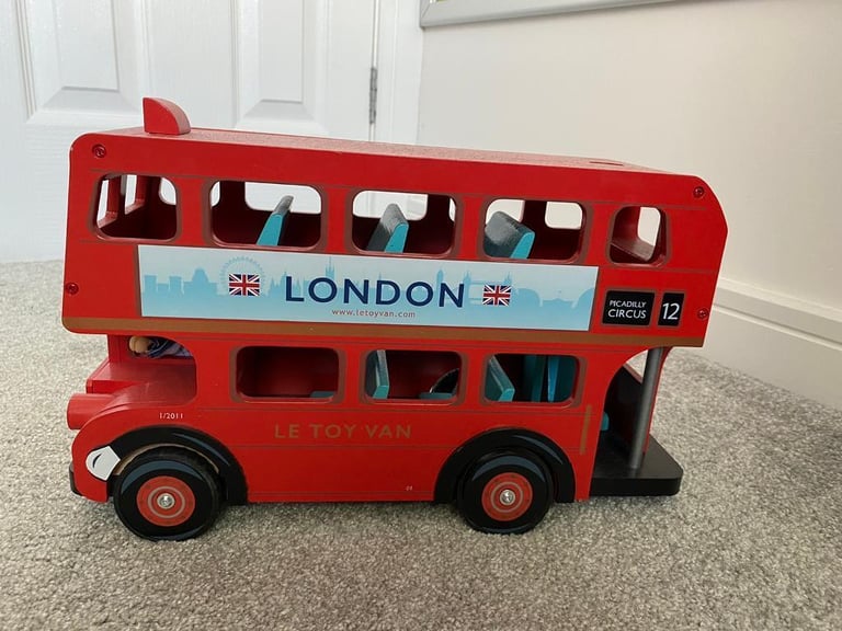 Wooden Toy Bus