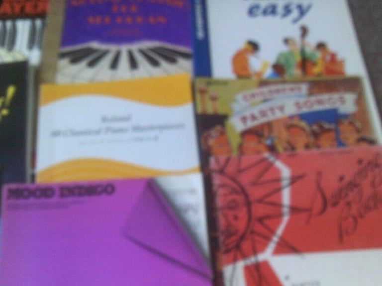 9 MIXED MUSIC BOOKS /  SHEETS     BUYER COLLECTS  