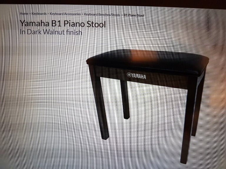 image for NEW and unopened - Yamaha B1 Piano Stool In Dark Walnut finish