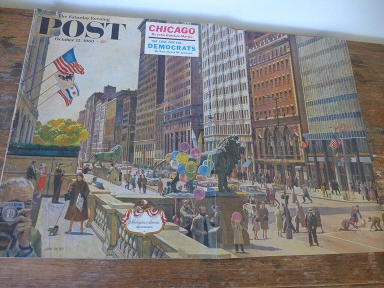 image for Vintage magazine: THE SATURDAY EVENING POST dated October 15, 1960. Cover by John Falter.