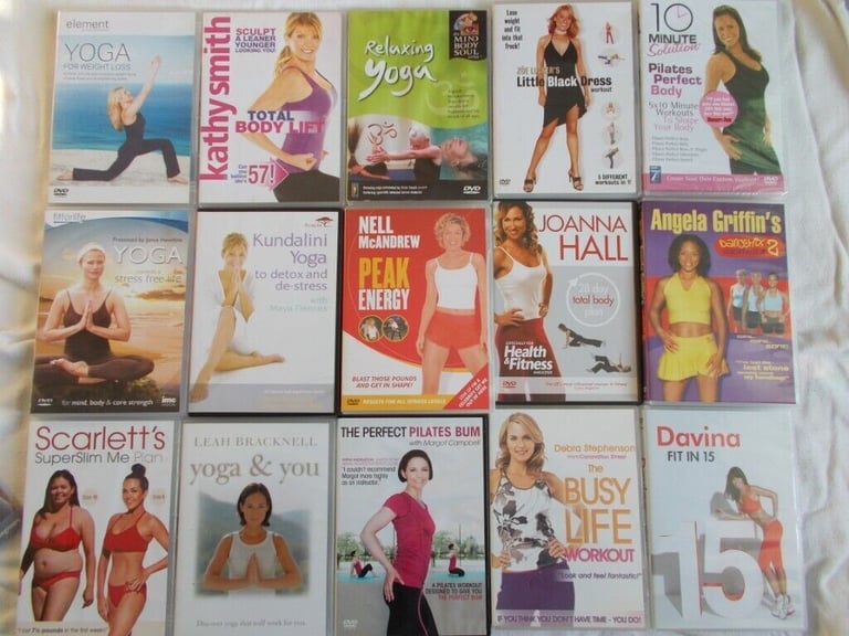 Yoga DVDs for sale