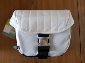 NEW SLR CAMERA BAG WITH TWO STRAPS, SOFT PADS AND SIDE POCKETS