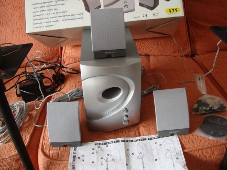 MEDION 5.1 ACTIVE SOUND SYSTEM, BOXED.