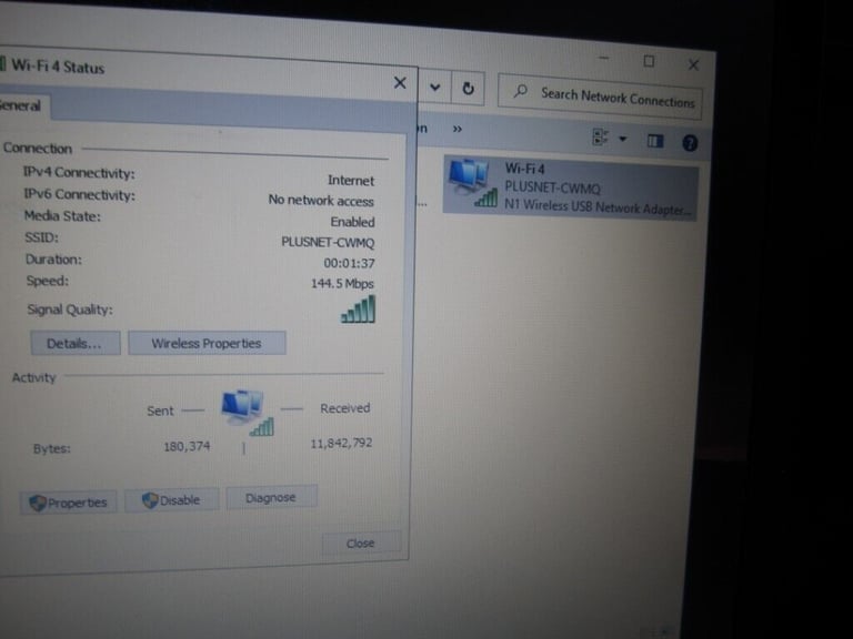 Belkin 300Mbps F5D8051 N1 Wireless USB Network Adapter Version2010UK
