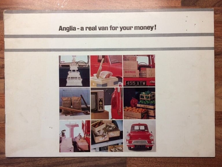 image for Ford Anglia Van sales brochure.
