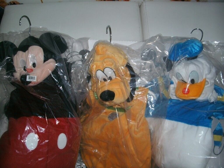 image for BNWT x3 Gorgeous Plush Genuine Disney Store Costumes age 18/24 months 
