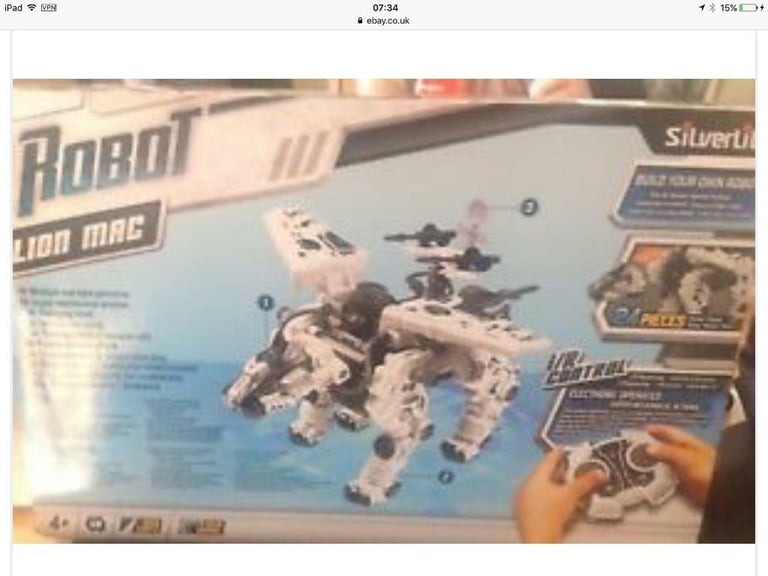 image for Silverlit Infrared Control ROBOT Lion Mac New Rare 