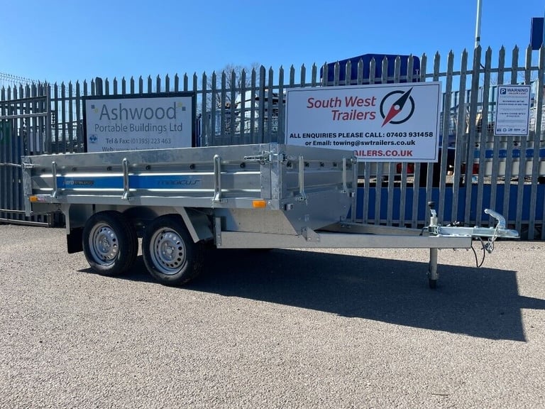 image for BRAND NEW 8'8x5' TWIN AXLE DROP SIDE TRAILER 