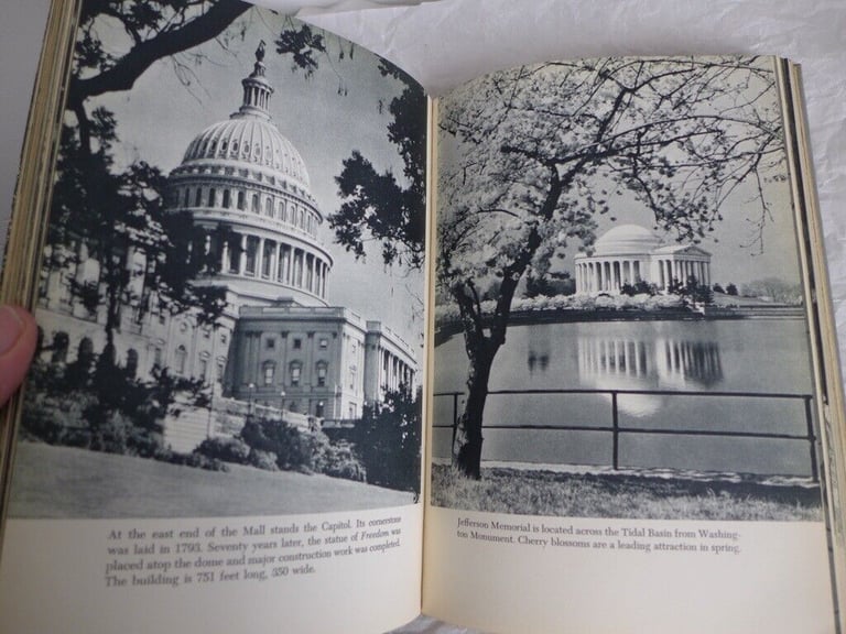 Two vintage books on America: LOOK AT THE USA and AMERICANS, by Desmond Wilcox. £20 for the two
