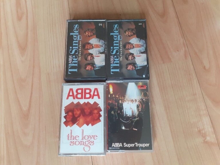 image for ABBA  -  4 x cassette albums 1 x sealed 