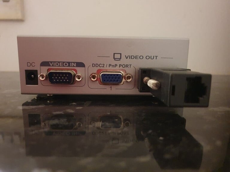 2 port video splitter (250/350MHZ) & Connecting Cable Adaptors 