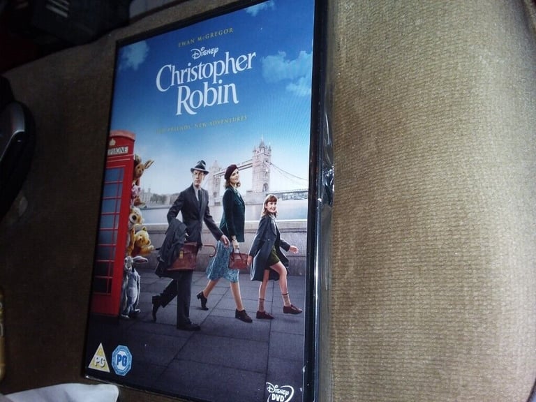 WALT DISNEY CHRISTOPHER ROBIN DVD FOR SALE.