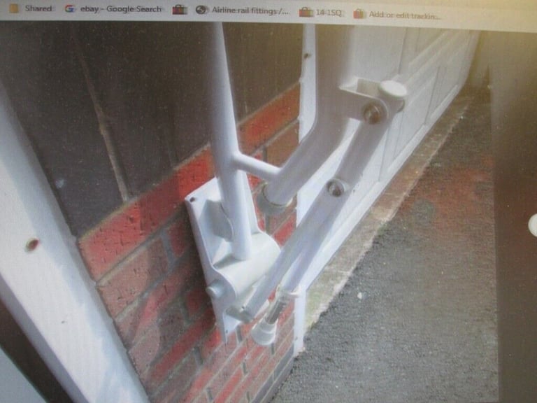 Drop down Shower / Toilet Support Arm,  Bolts solid to wall 