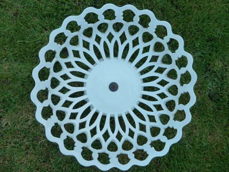 Vintage Porcelain Pedestal Lattice Work Bowl