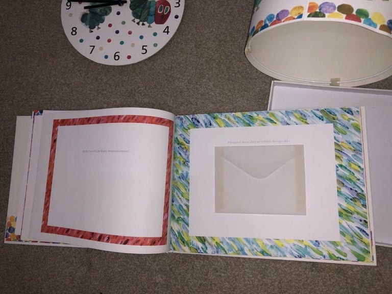 Eric Carle Lampshade Clock Special Baby Book And Money Box