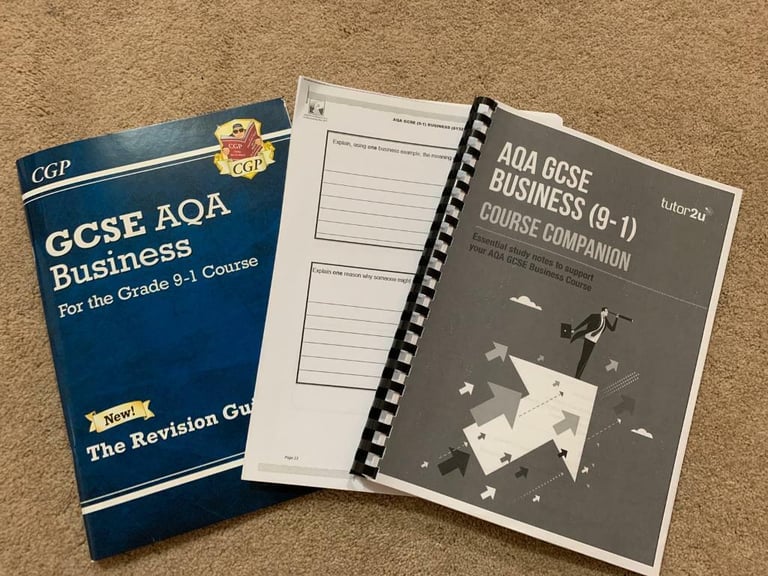 GCSE BUSINESS AQA 9-1 REVISION PACK and CGP Guide