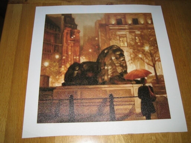 Mark Spain Canvas Print Unframed {40x40cm} approx {Choice of} 