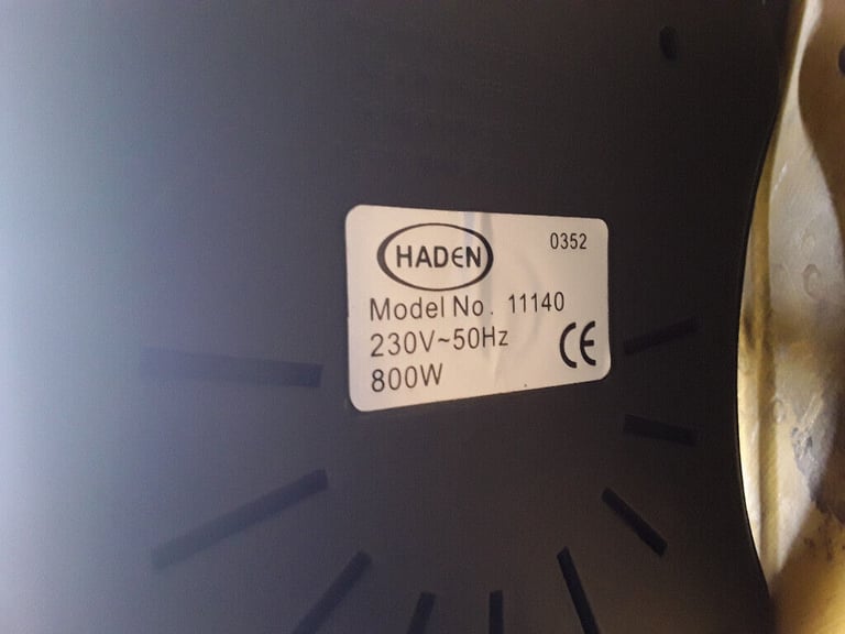Haden Coffee Machine model 11140 power 800 watts 
