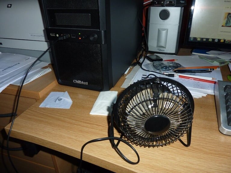 4 inch USB desk fan