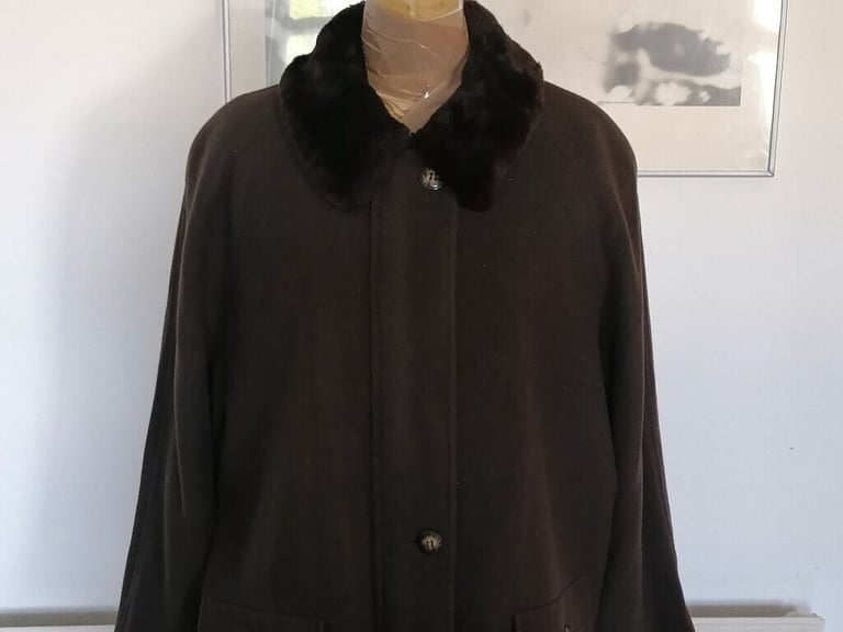 Vintage Designer JACQUES VERT Wool & Cashmere Oversized Jacket . Ex Cond. Ladies. Size : M