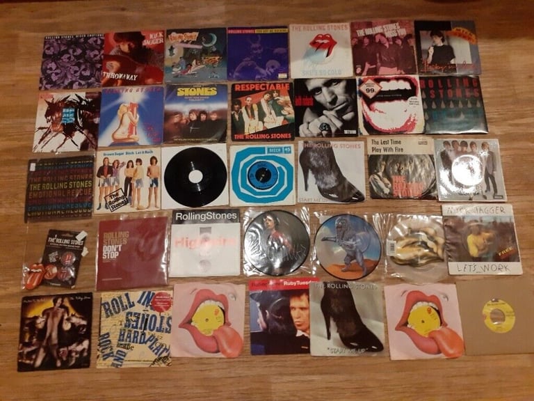 36 x rolling stones singles eps / picture disc 