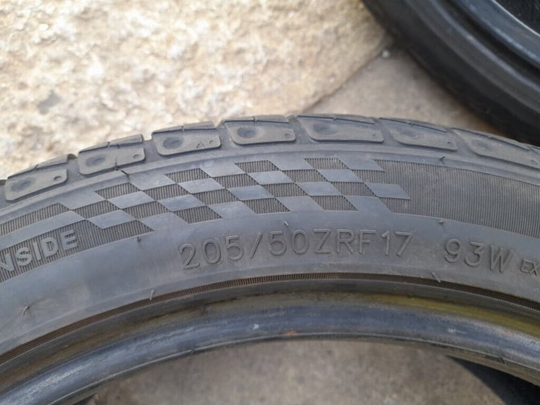 205 50 17 Runflat Tyres  sold Individually in West London Area